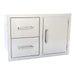 The top-tier Kokomo Stainless Steel Two Drawer - One Door Combo