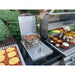 Triple Enclosed Drawers under Side Burner