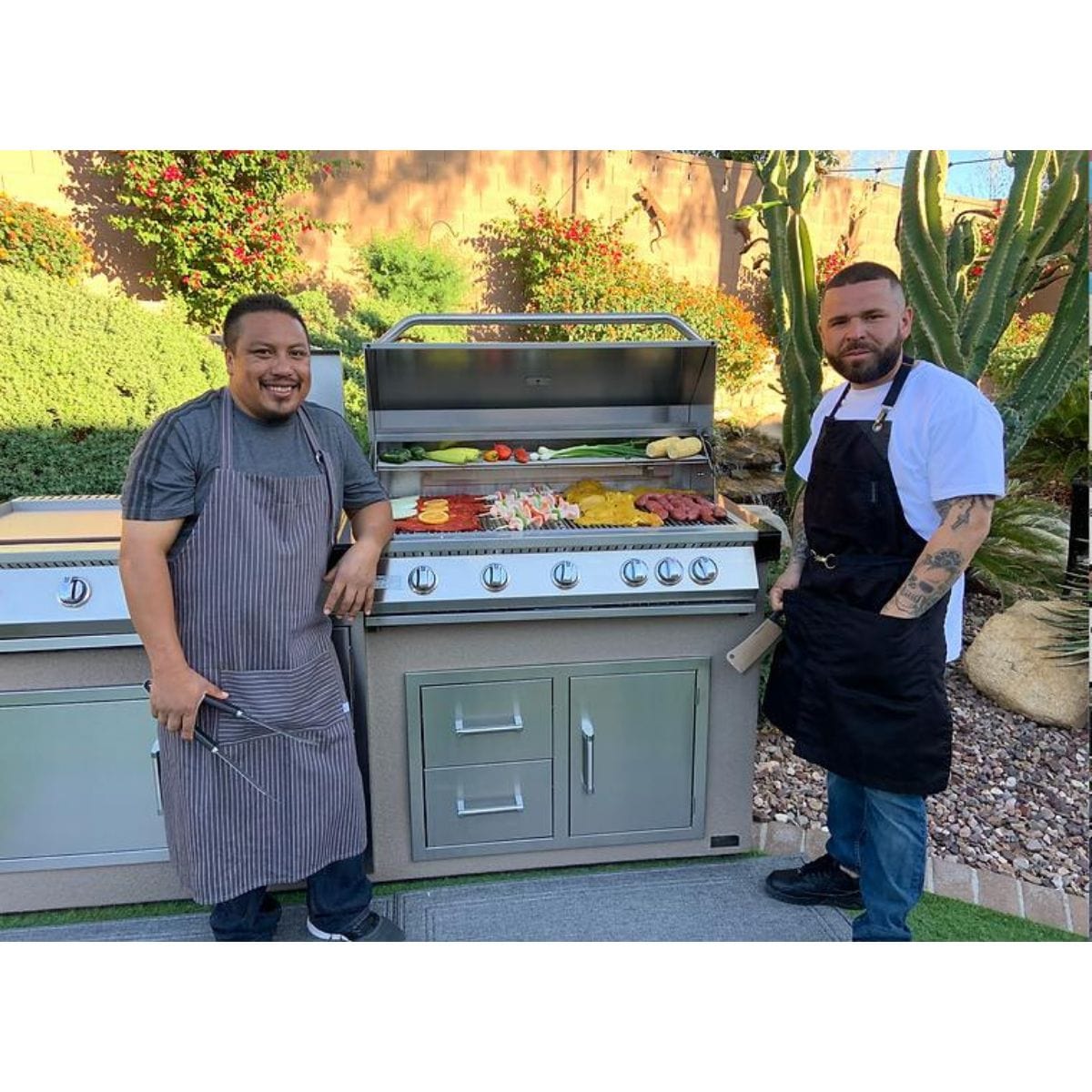 Built-In 5 Burner 40 Inch Kokomo BBQ Grill 