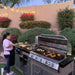 Combo Door and Drawers Under 5 Burner BBQ Grill