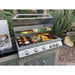 This is the Kokomo Teppanyaki, Griddle, Built-In BBQ Grill with Side Burner, Storage Drawers 7'6"
