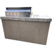The great Kokomo The 5' Maldives BBQ Island with Built In 4 Burner BBQ Grill and Access Door!
