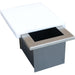 This will be your trash can inside your bbq island with cutting board trash chute.