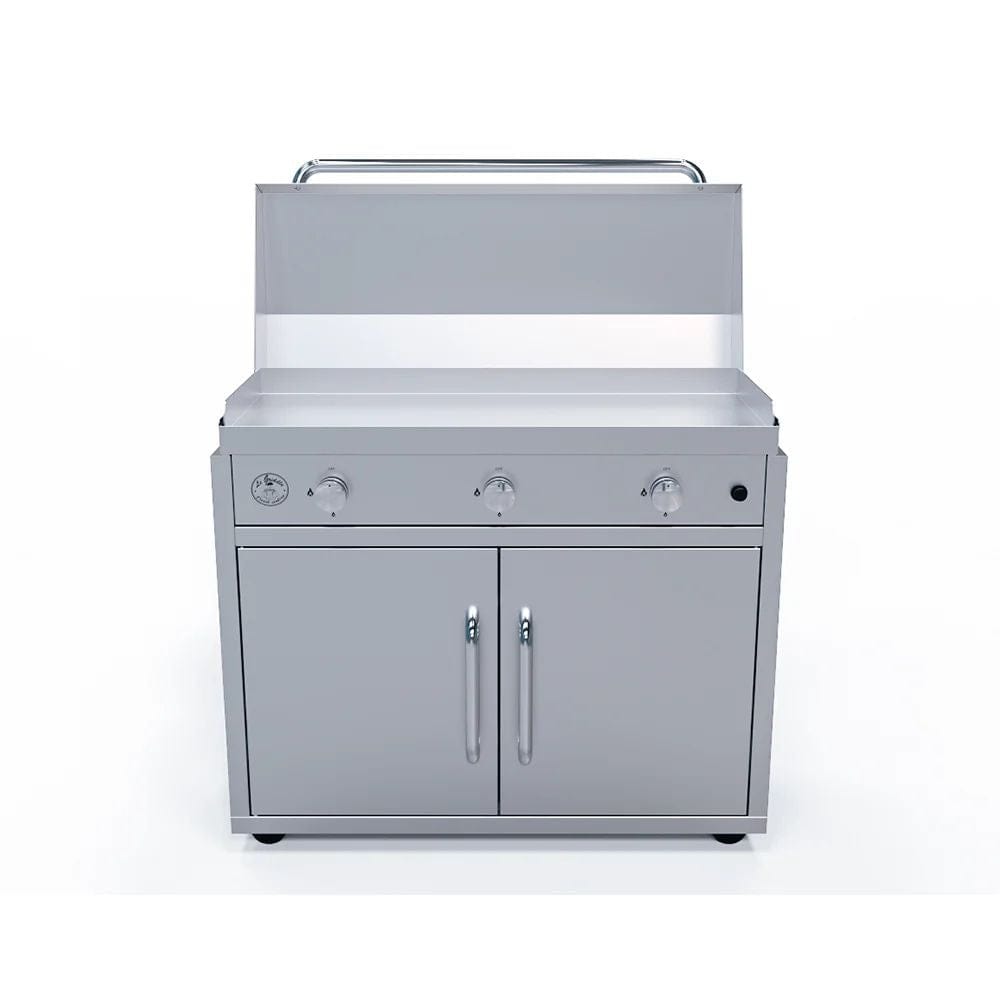 Le Griddle Stainless Steel Cart for 41" The Big Texan Griddle