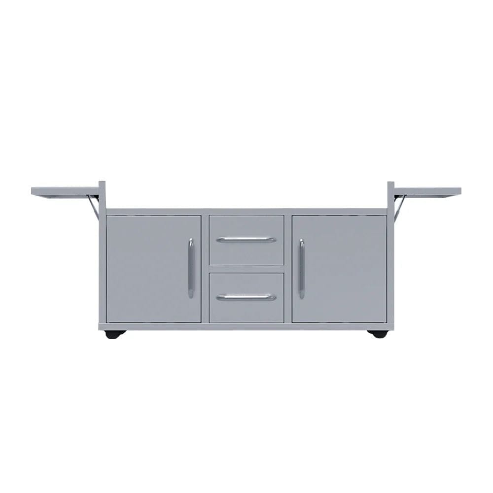 Le Griddle Stainless Steel Cart for 60" The Grand Texan Griddle