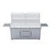 Le Griddle Stainless Steel Cart for 60" The Grand Texan Griddle