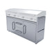 Le Griddle Stainless Steel Cart for 60" The Grand Texan Griddle