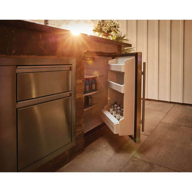 Napoleon Outdoor Rated Stainless Steel Fridge  Lifestyle