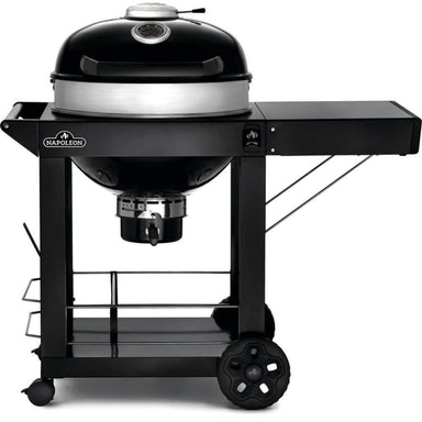 Napoleon PRO22 Charcoal Kettle Grill, Black with Cart