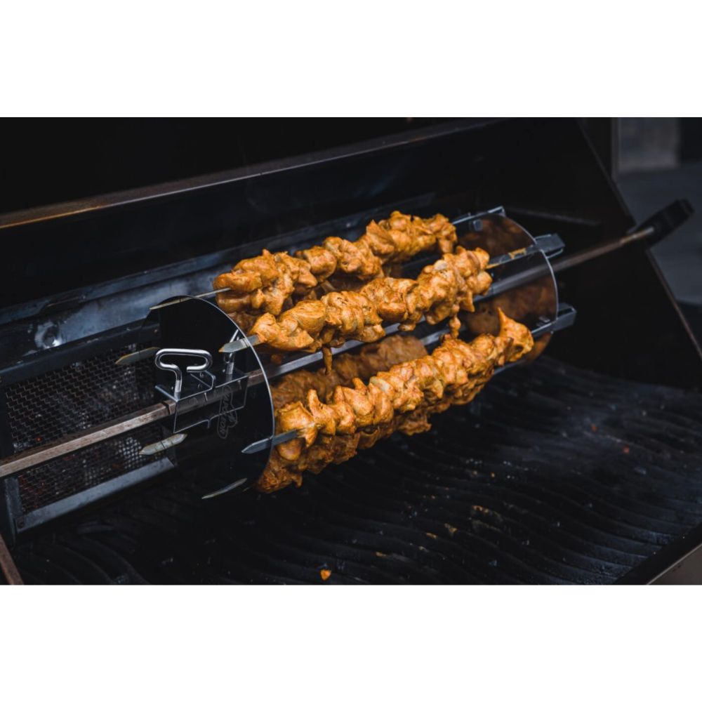 Napoleon Rotisserie Shish-Kebab Skewer Set Lifestyle