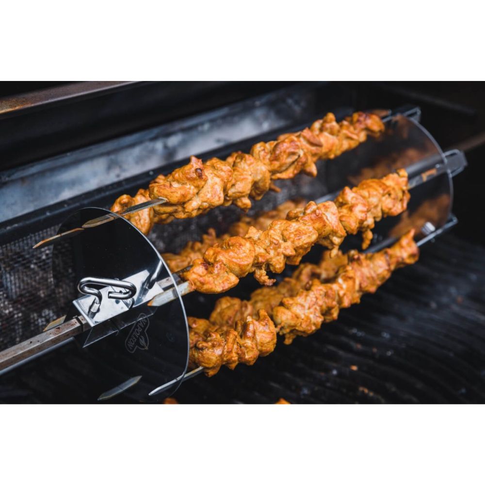 Napoleon Rotisserie Shish-Kebab Skewer Set Lifestyle