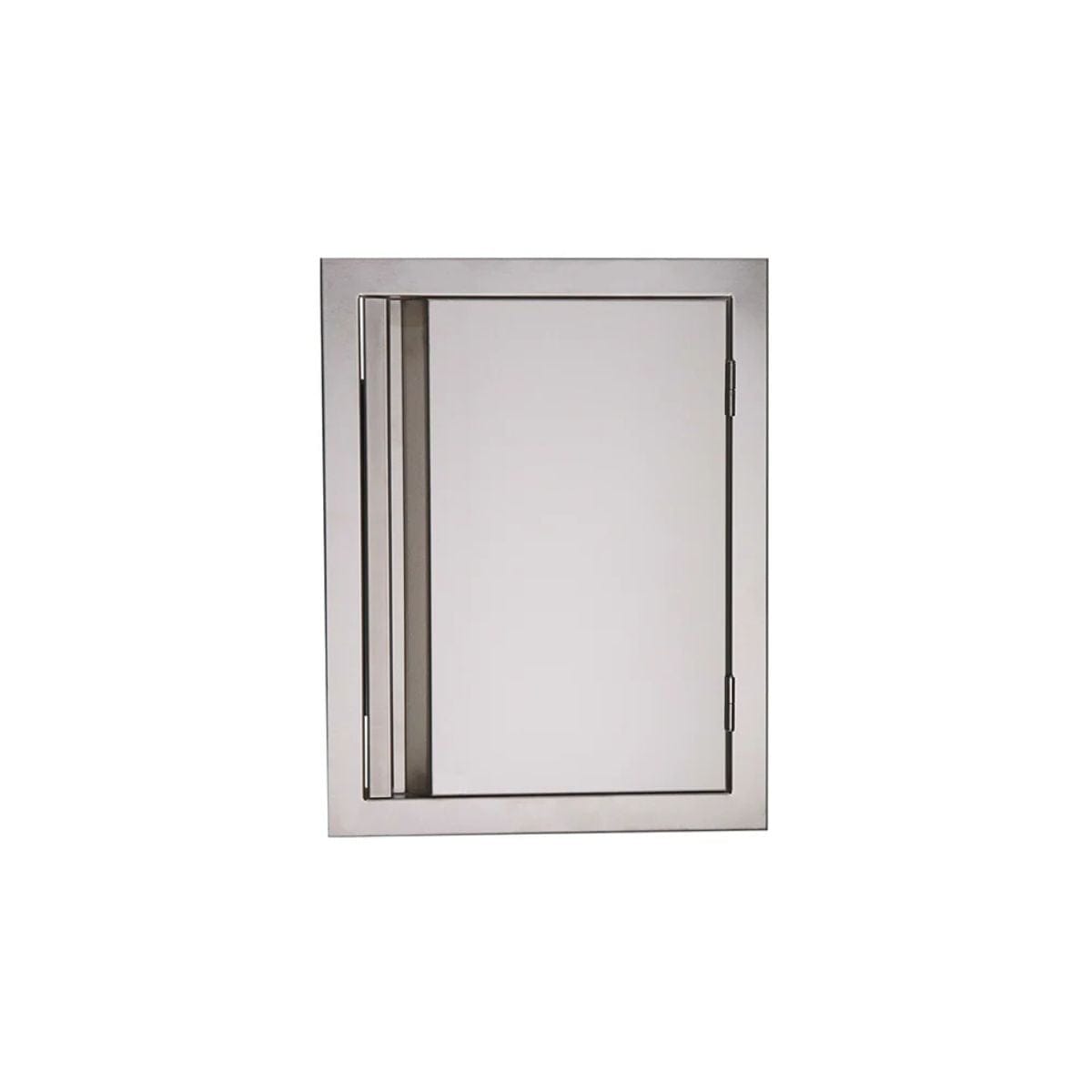 The recessed handles allow for either left or right installation
