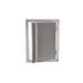 The vertical door features double-lined door and constructed with 304 stainless steel for maximum strength and durability