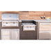 The RCS 30" ARG Built-In Grill has a spring loaded hood.