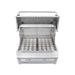 The RCS 30" ARG Built-In Grill has a spring loaded hood.