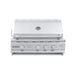 With cast stainless steel burners
