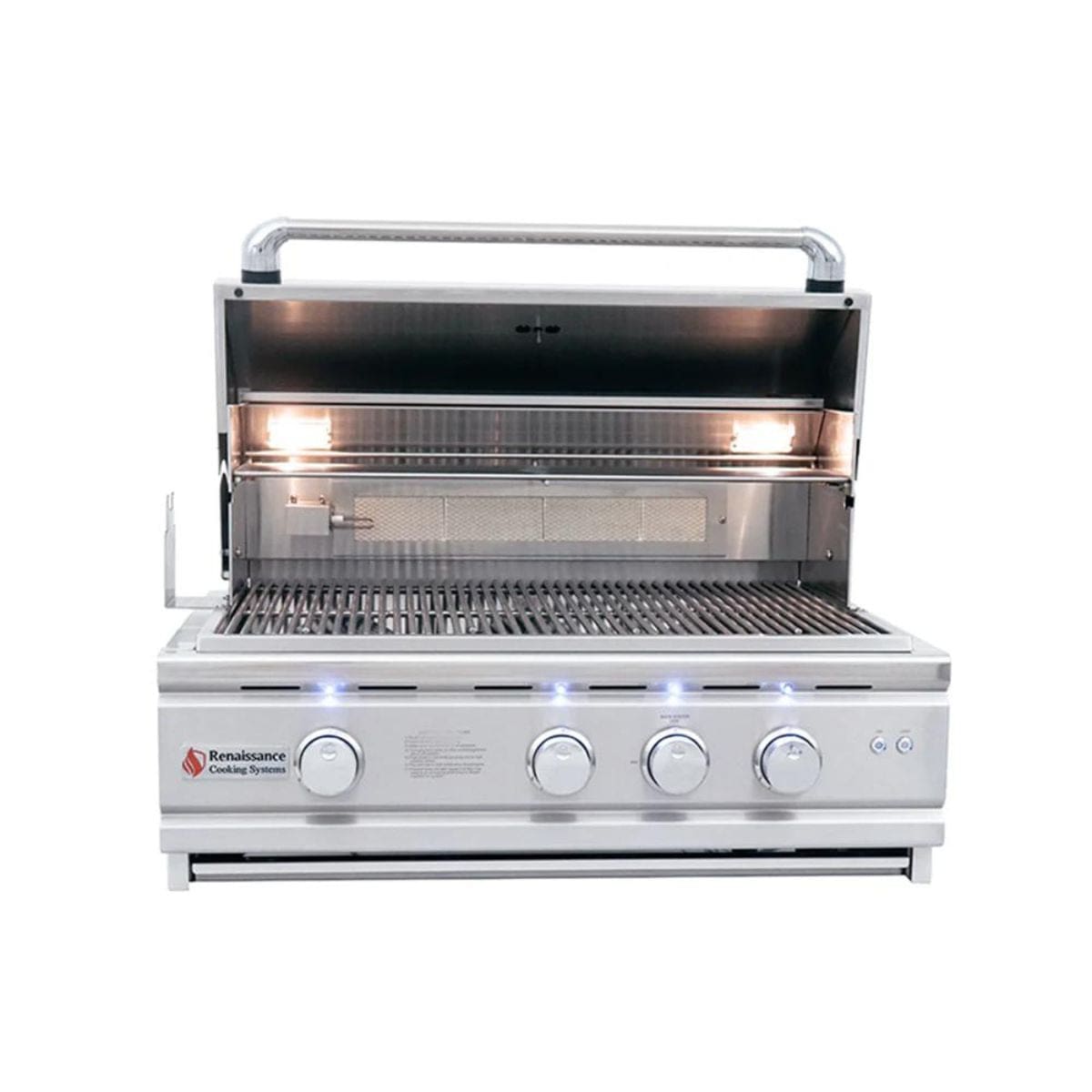 Other quality features include the rear infrared rotisserie burner with motor