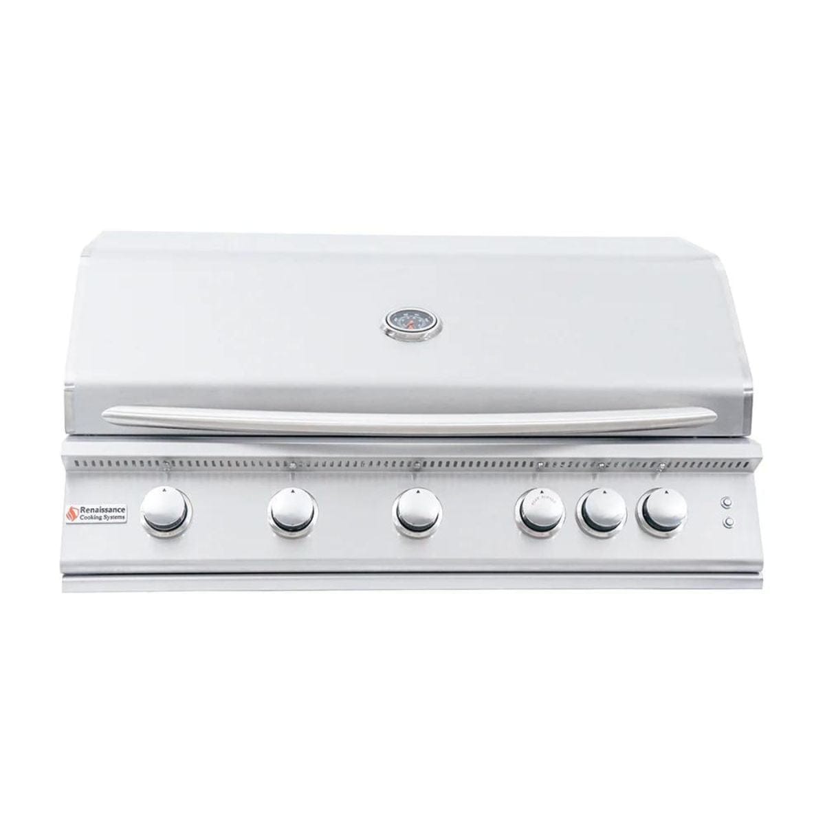 RCS 40" Premier Built-In Grill w/ LED Lights, lights turned off
