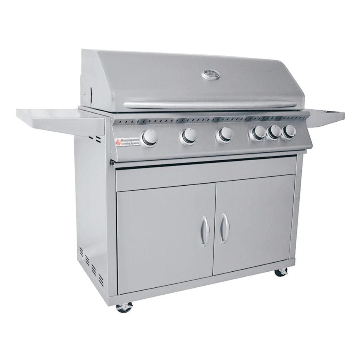 Side view of RCS 40" Premier Freestanding Grill