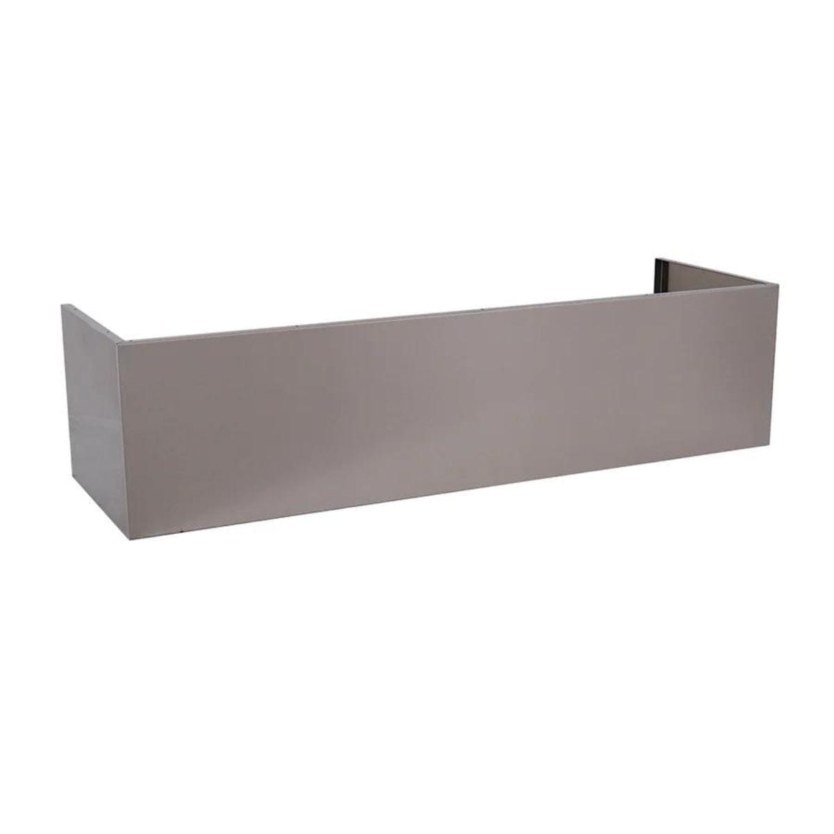 RCS 48" Vent Hood Duct Cover, view on the sides