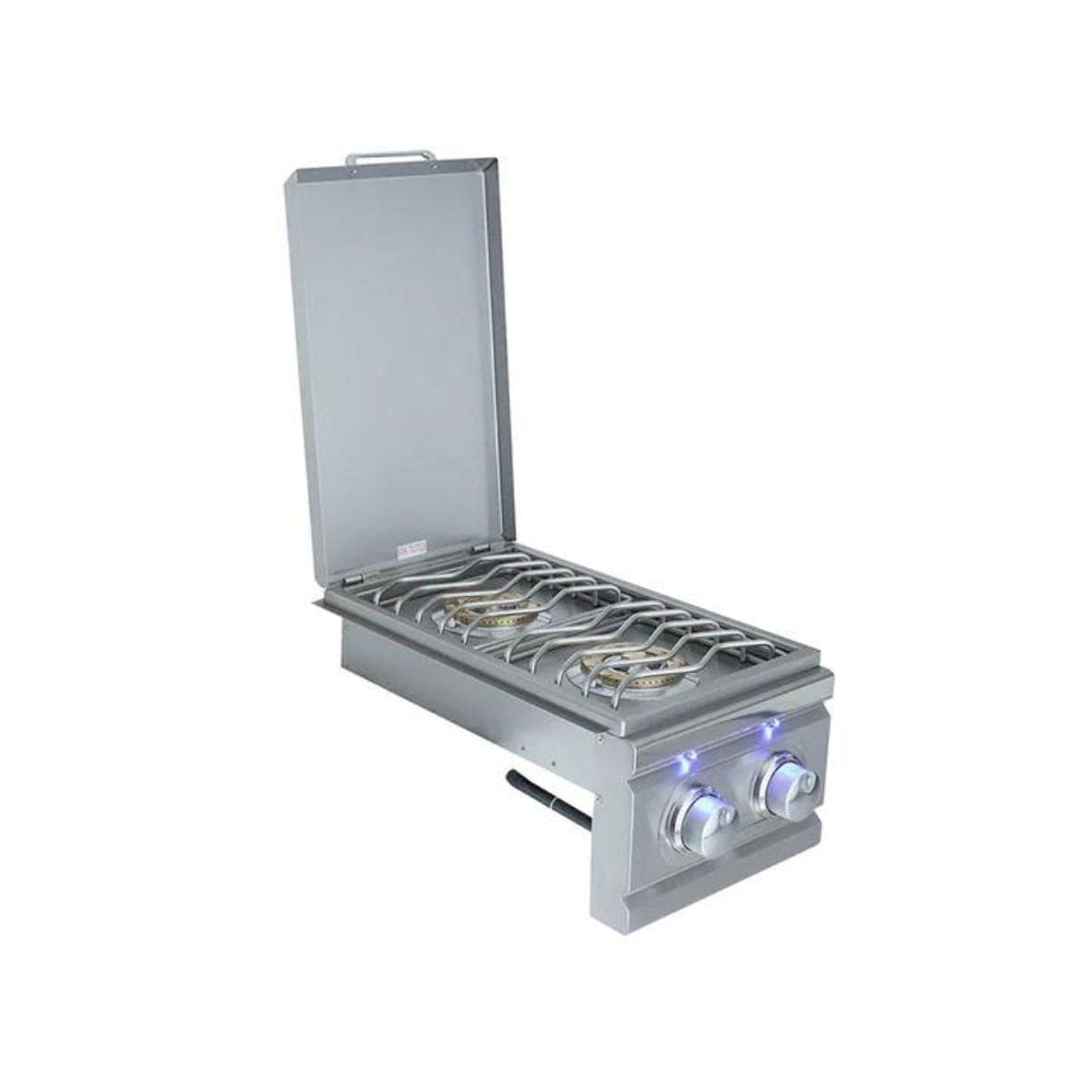Includes ignition with made easy push and turn knobs
