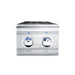 Whether you need to cook your vegetables or warm up sauces, our Cutlass Pro double side burner features two heavy duty 12,000 BTU burners