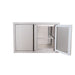 RCS Double Door with Pantry Shelves - Fully Enclosed