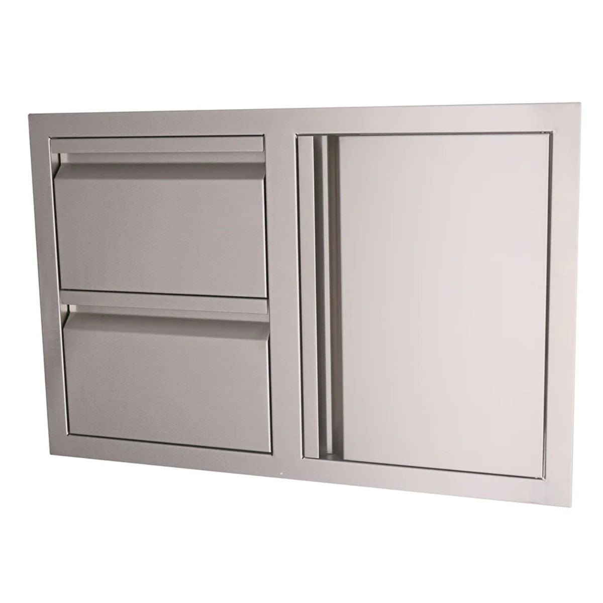 To enhance the design and function of your outdoor kitchen the VDC1&nbsp;fully enclosed double drawer and door combo is perfect for storing tools