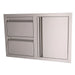 To enhance the design and function of your outdoor kitchen the VDC1&nbsp;fully enclosed double drawer and door combo is perfect for storing tools