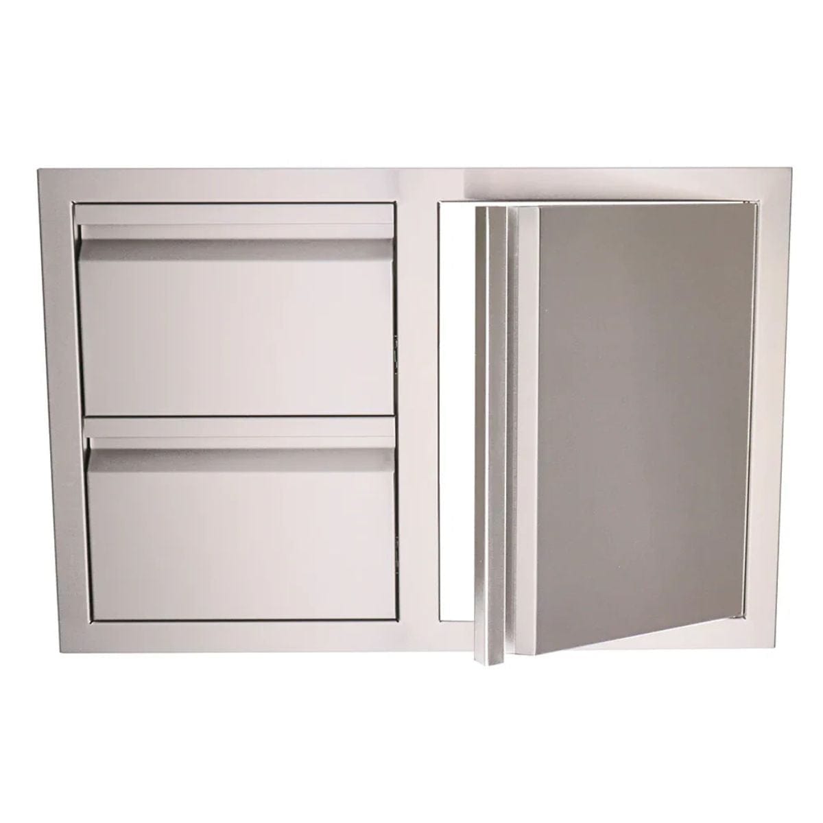 To enhance the design and function of your outdoor kitchen the VDC1&nbsp;fully enclosed double drawer and door combo is perfect for storing tools or a propane tank