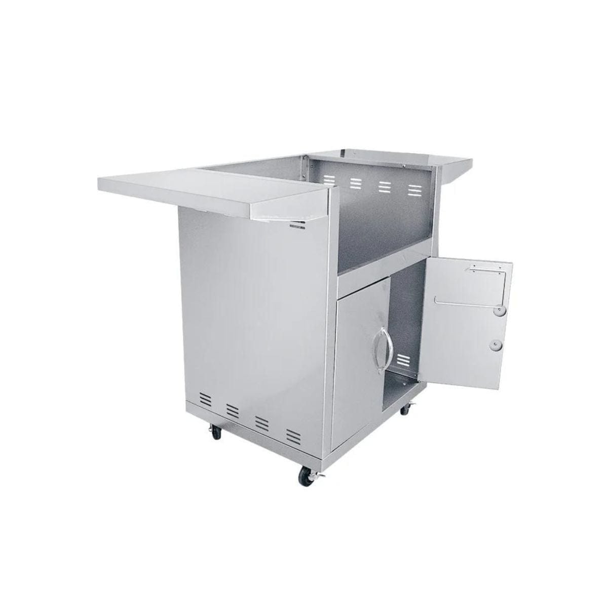 Double access doors with matching RCS grill handle