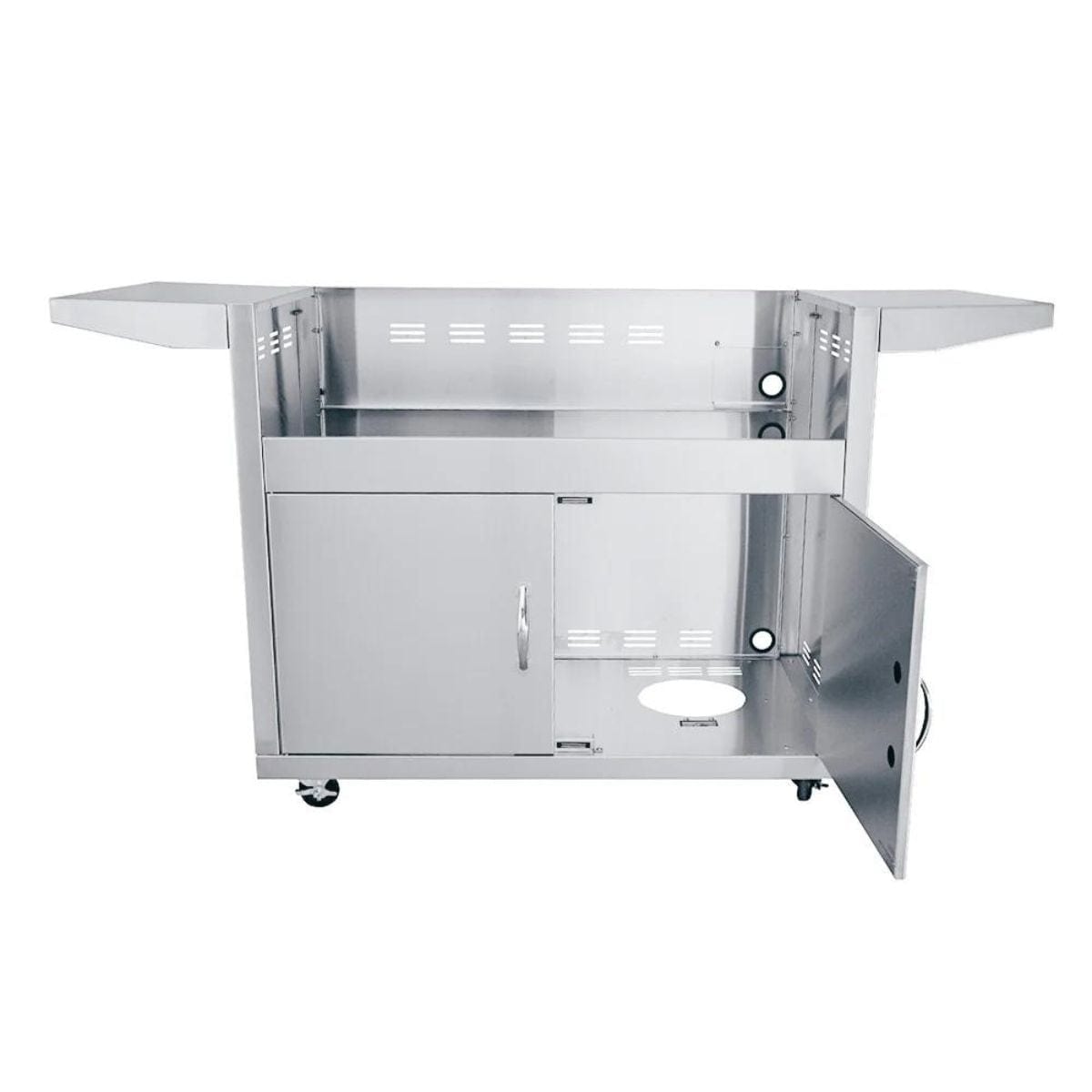 The Premier Series Grill Cart features two access doors