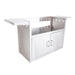 Includes two fold down side shelves
