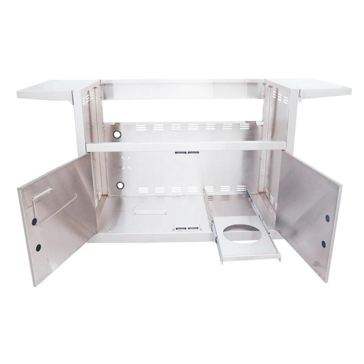 Features a built-in Propane Tank Slide