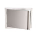 The horizontal door features double-lined 304 stainless steel for maximum strength and durability