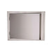 The recessed handles allows for either left or right installation