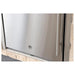 This door upgrade features a vertical handle and left swing