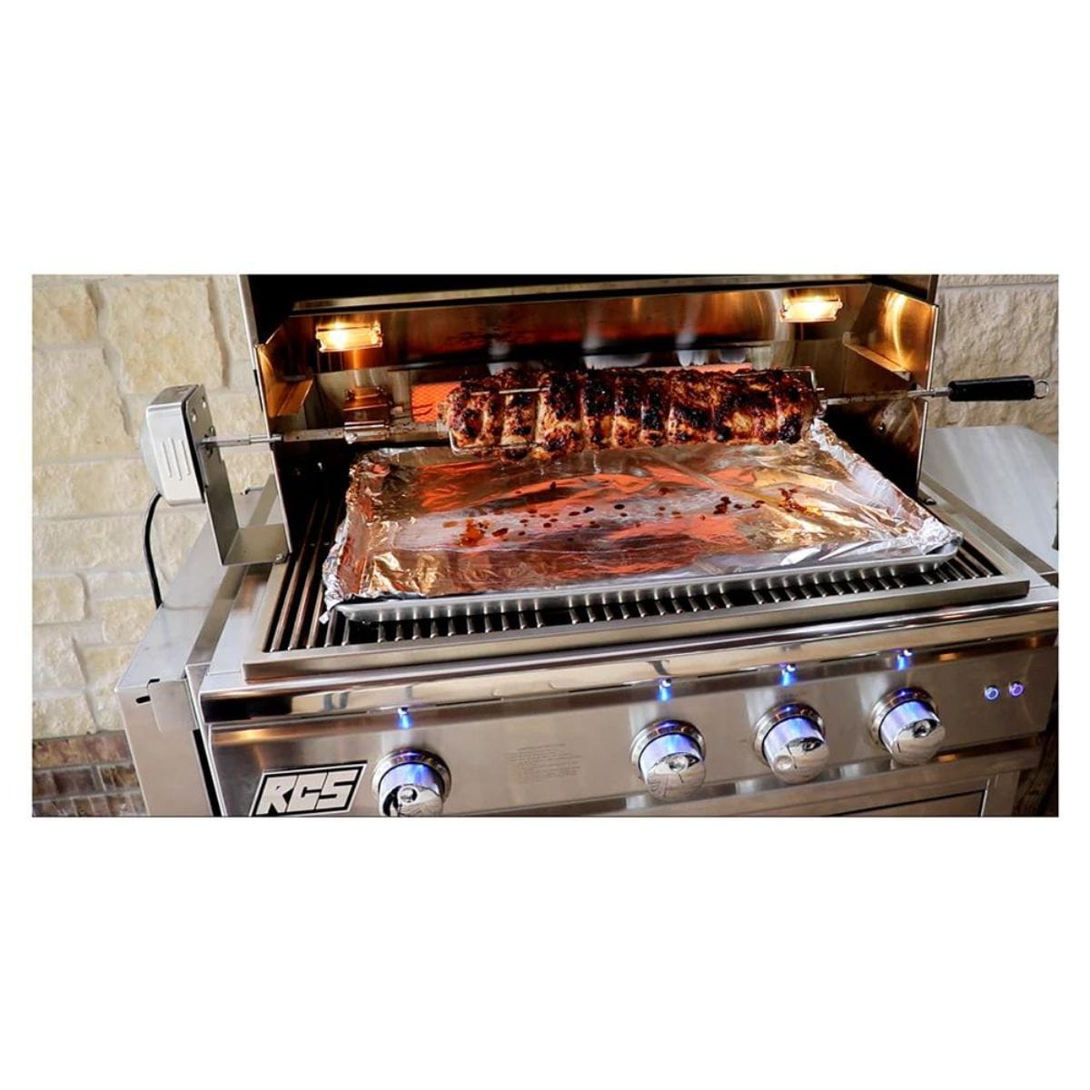 The Rotisserie Kits Fits the RJC32A / RJC32AL Grills