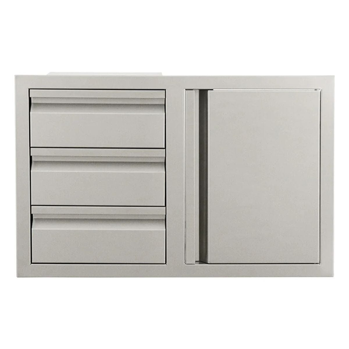 The Valiant Series Triple Drawer w/ Door Combo