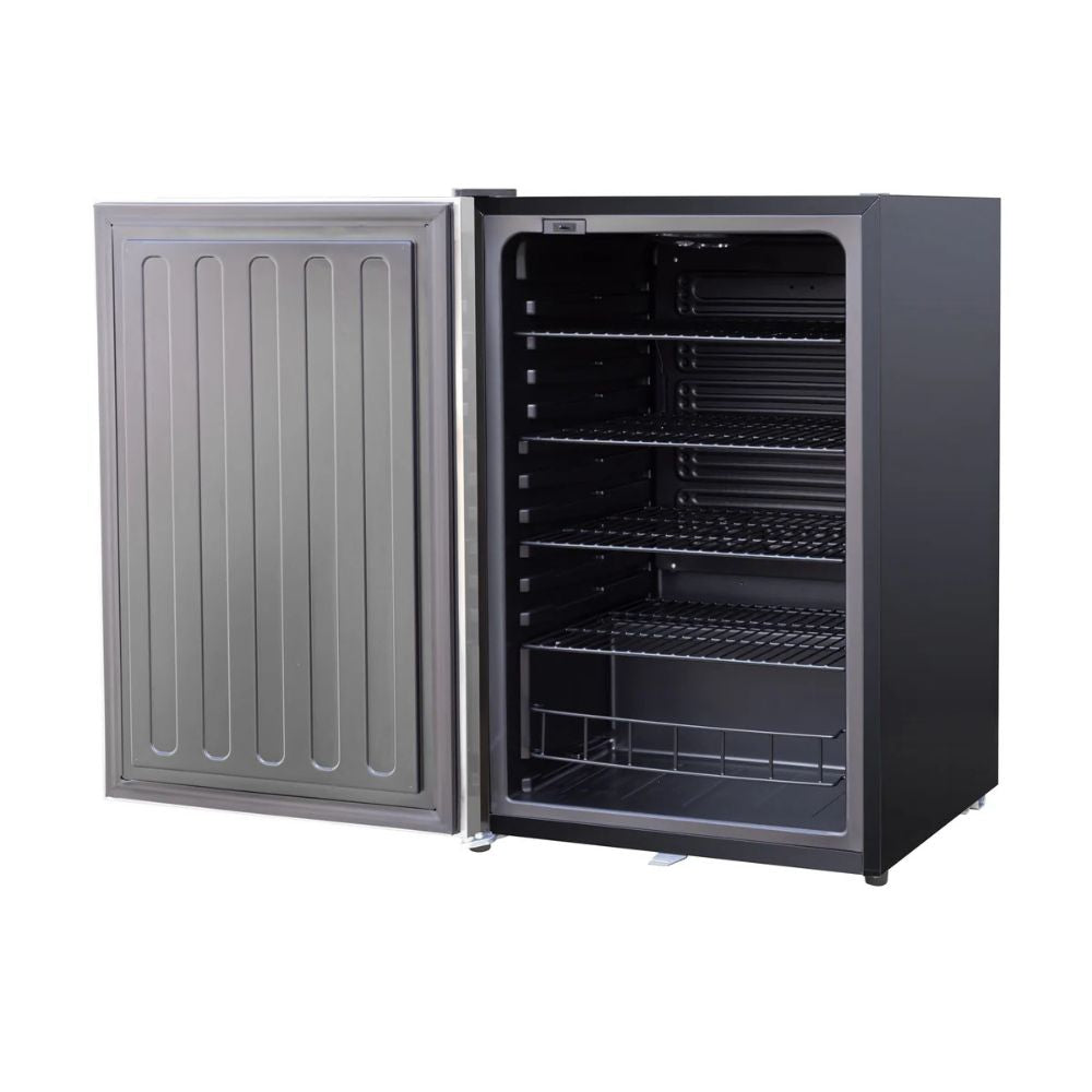 Summerset 22" 4.1c Deluxe Outdoor Approved Fridge w/ Upgraded Stainless Steel Door & Handle - Right to Left Opening