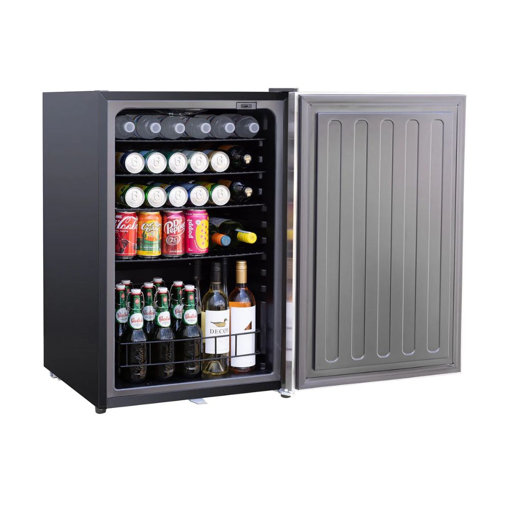 Summerset 22" 4.1c Deluxe Outdoor Approved Fridge w/ Upgraded Stainless Steel Door & Handle