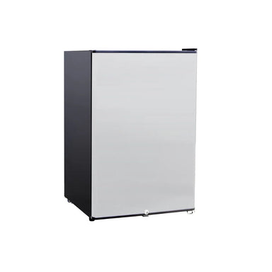 Summerset 22" 4.1c Outdoor Approved Fridge, Stainless Steel Reversible Door with Lock Side View