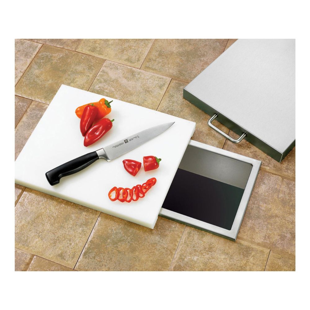 Summerset 14x10" Trash Chute & Cutting Board w/ Lid