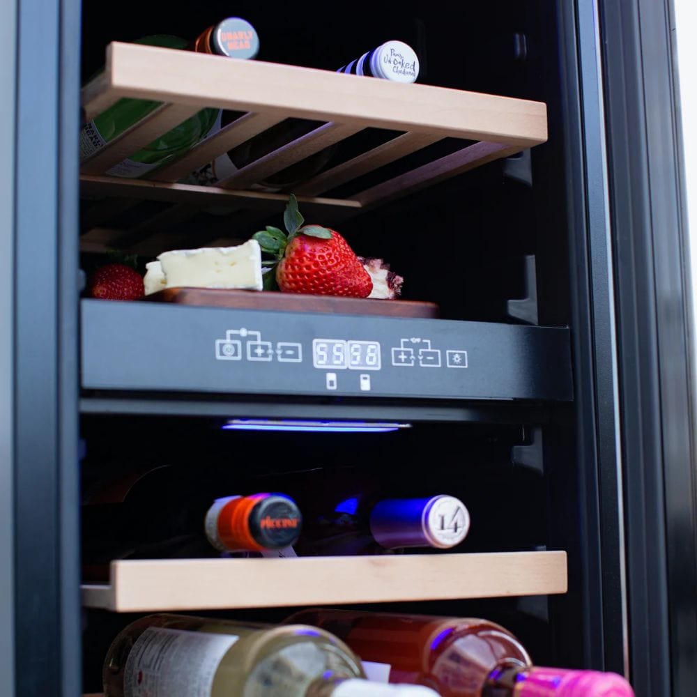 Summerset 15" 3.2C Outdoor Rated Dual Zone Wine Cooler