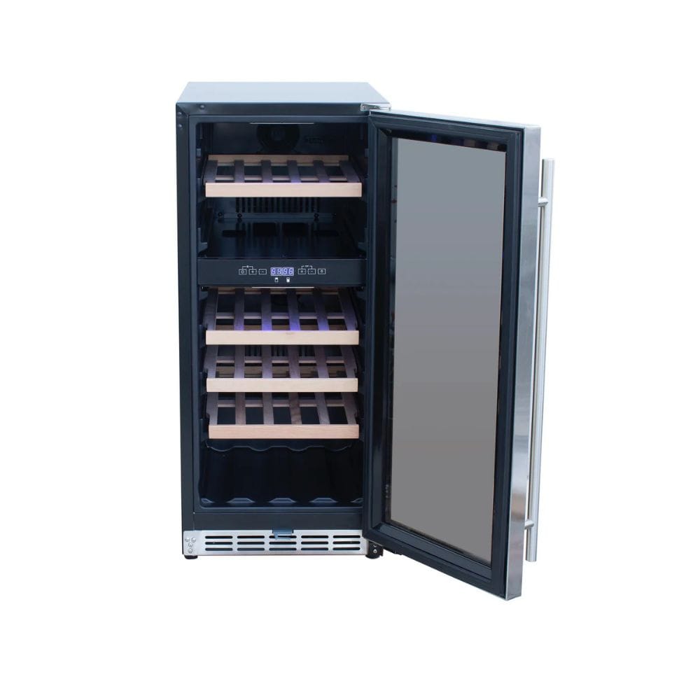 Summerset 15" 3.2C Outdoor Rated Dual Zone Wine Cooler