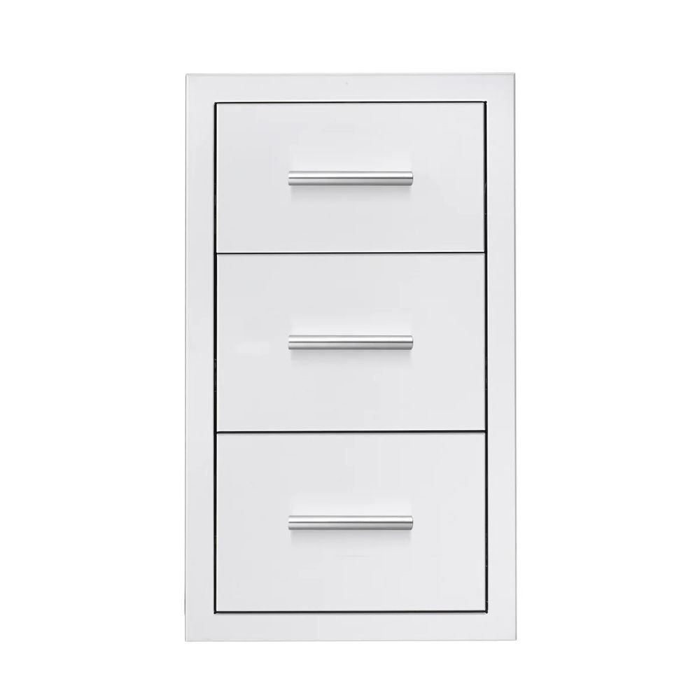 Summerset 17" Stainless Steel Triple Drawers (2024 Model)