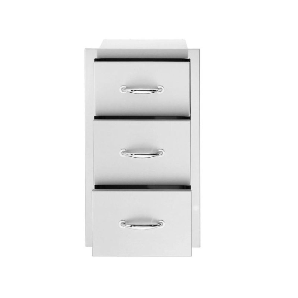 Summerset 17" Stainless Steel Triple Drawers