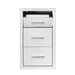 Summerset 17" Vertical 2-Drawer & Paper Towel Holder Combo - Masonry Frame