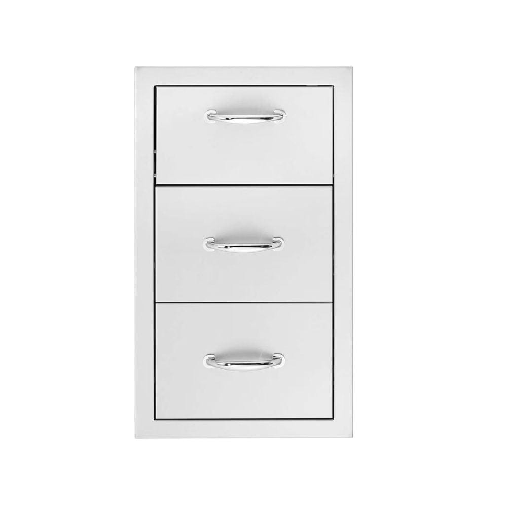 Summerset 17" Vertical 2-Drawer & Paper Towel Holder Combo