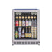 Summerset 24" 5.1c Outdoor Rated Fridge w/ Glass Door and Glass Shelves Lifestyle